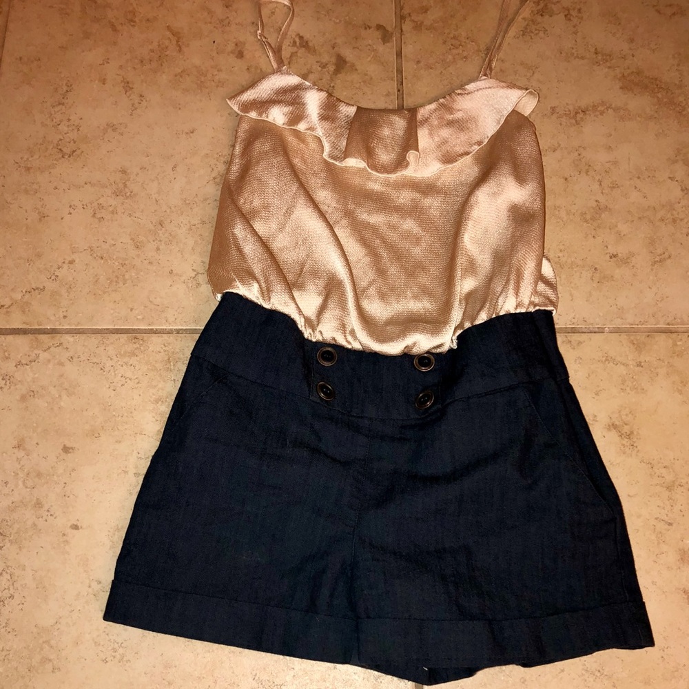 Cute sailor romper